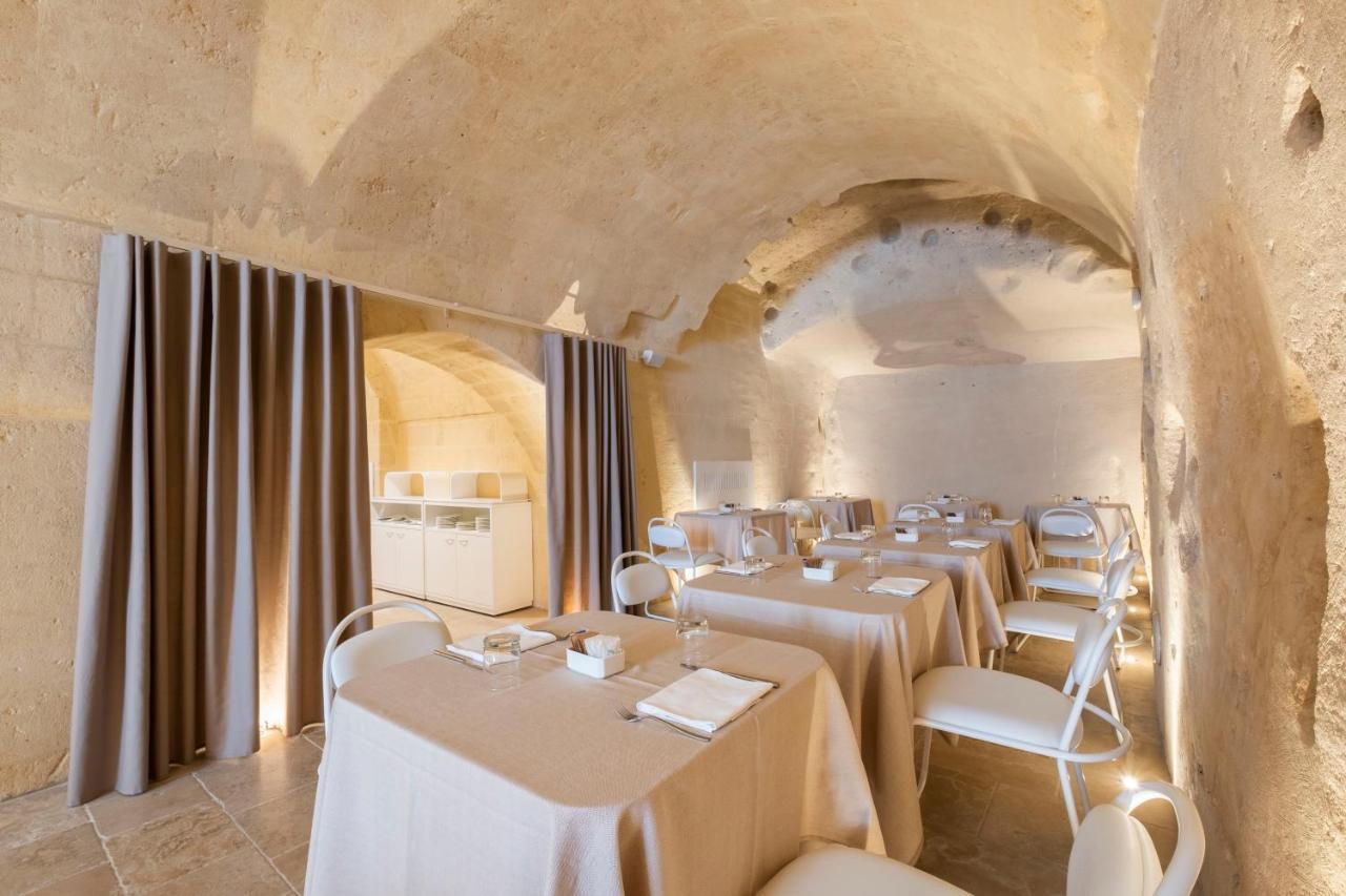 Aquatio Cave Luxury Hotel & Spa Matera Exterior photo Restaurant